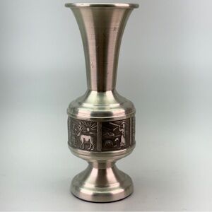 Vintage Norwegian Pewter Bud Vase